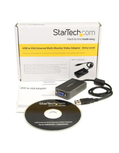 StarTech.com Adaptador de Vídeo Externo USB a VGA - Tarjeta Gráfica Externa Cable - 1440x900