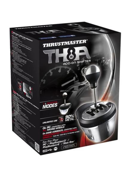 Thrustmaster 4060059 mando y volante Negro, Metálico USB Analógico PC, PlayStation 4, PlayStation 5, Playstation 3, Xbox One, Xb