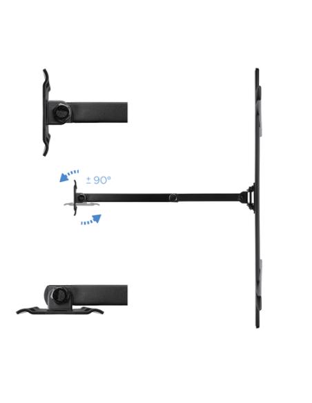 TooQ SOPORTE GIRATORIO E INCLINABLE PARA MONITOR / TV LCD, PLASMA DE 37-70, NEGRO