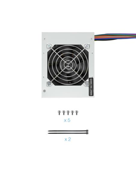 TooQ Fonte Ecopower II unidad de fuente de alimentación 500 W 20+4 pin ATX SFX Plata