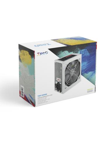 TooQ TQEP-500SSE unidad de fuente de alimentación 500 W 24-pin ATX ATX Plata