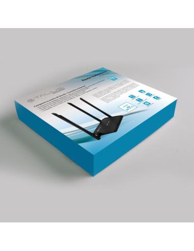 TALIUS router wireless N 300M 4 puertos RT-300-N4D