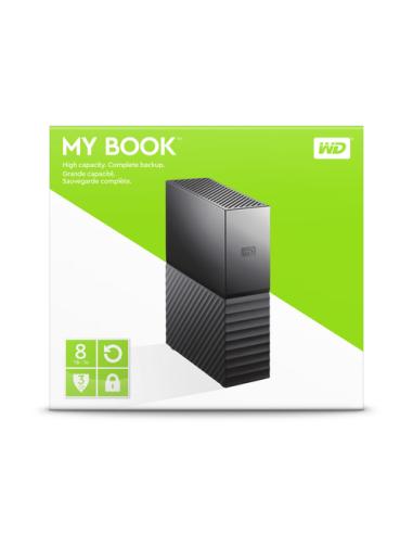 Western Digital My Book disco duro externo 8 TB 3.5" Micro-USB B 3.2 Gen 1 (3.1 Gen 1) Negro