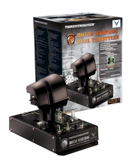 Thrustmaster HOTAS Warthog Dual Throttles Negro USB Simulador de Vuelo PC