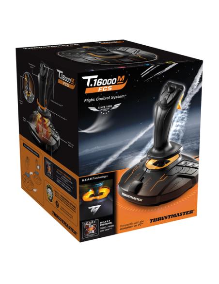 Thrustmaster T-16000M FC S Negro, Naranja USB Palanca de mando Analógico/Digital PC