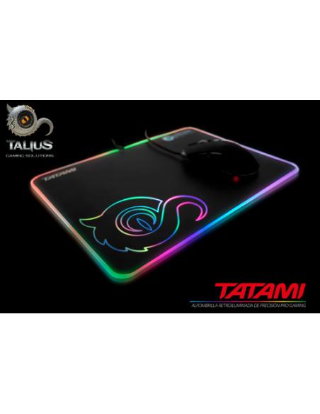 TALIUS alfombrilla gaming Tatami retroiluminada RGB