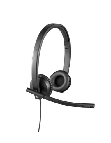 Logitech H570e Auriculares Alámbrico Diadema Oficina/Centro de llamadas USB tipo A Negro