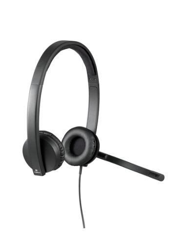 Logitech H570e Auriculares Alámbrico Diadema Oficina/Centro de llamadas USB tipo A Negro
