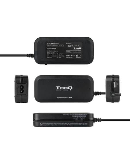 TooQ TQLC-90BS02M cargador de dispositivo móvil Videocámara digital, Cámara digital, MP3, Teléfono móvil Negro Corriente alterna