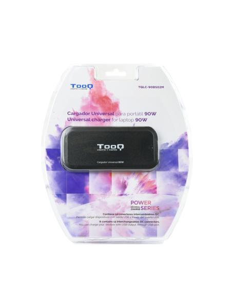 TooQ TQLC-90BS02M cargador de dispositivo móvil Videocámara digital, Cámara digital, MP3, Teléfono móvil Negro Corriente alterna