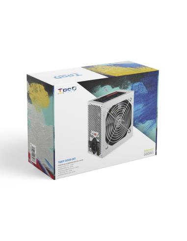 TooQ TQEP-500S-INT unidad de fuente de alimentación 500 W 24-pin ATX ATX Plata