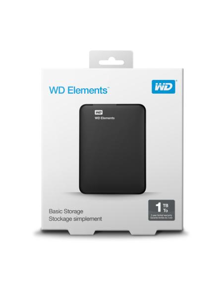 Western Digital Elements Portable disco duro externo 1 TB 2.5" Micro-USB B 3.2 Gen 1 (3.1 Gen 1) Negro