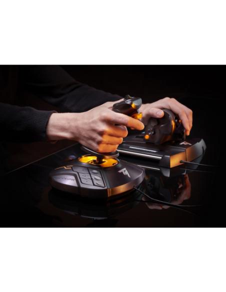 Thrustmaster T-16000M FCS Hotas Negro, Naranja USB Palanca de mando Analógico/Digital PC