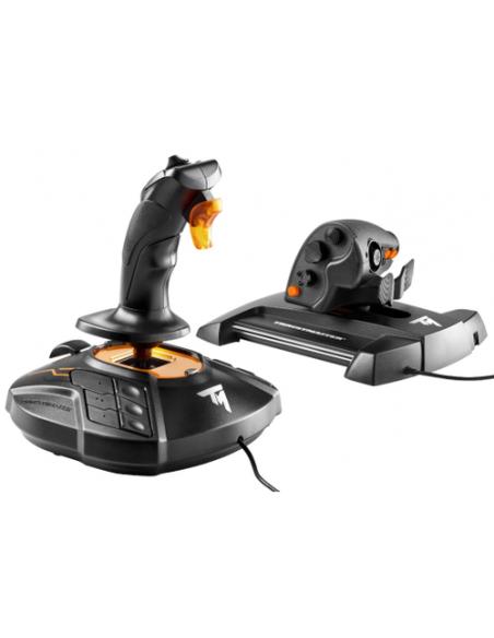 Thrustmaster T-16000M FCS Hotas Negro, Naranja USB Palanca de mando Analógico/Digital PC