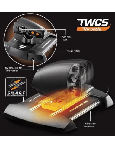 Thrustmaster T-16000M FCS Flight Pack Negro USB Palanca de mando Analógico/Digital MAC, PC