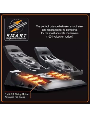 Thrustmaster T-16000M FCS Flight Pack Negro USB Palanca de mando Analógico/Digital MAC, PC