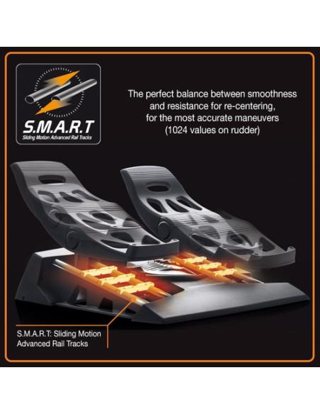 Thrustmaster T-16000M FCS Flight Pack Negro USB Palanca de mando Analógico/Digital MAC, PC