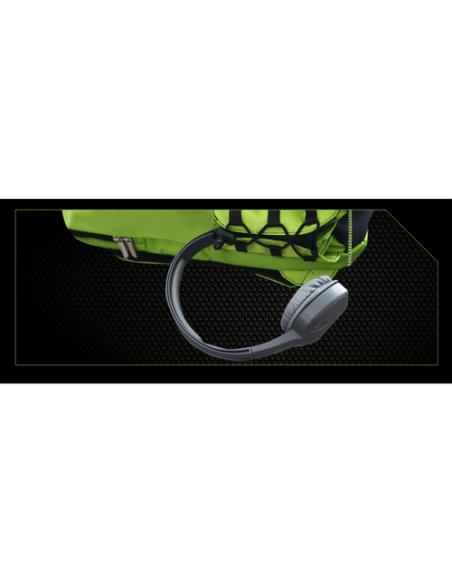 KeepOut BK7F mochila Negro, Verde Imitación piel, Nylon