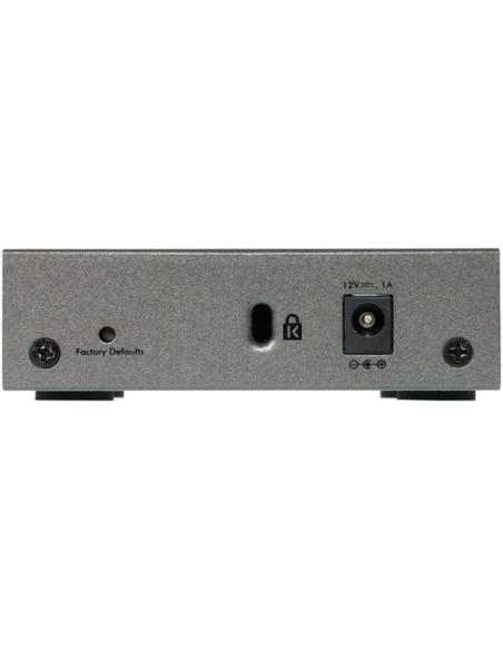 NETGEAR GS105E-200PES switch Gestionado L2/L3 Gigabit Ethernet (10/100/1000) Gris