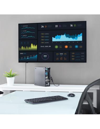 StarTech.com Conversor de Vídeo DisplayPort a HDMI con Audio – Adaptador Activo DP 1.2 para Ordenadores de Sobremesa/Laptops – 4