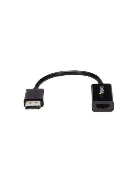StarTech.com Conversor de Vídeo DisplayPort a HDMI con Audio – Adaptador Activo DP 1.2 para Ordenadores de Sobremesa/Laptops – 4