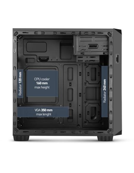 NOX Coolbay MX2 Mini Tower Negro