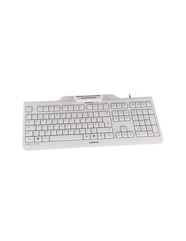 CHERRY KC 1000 SC teclado Universal USB QWERTY Español Gris