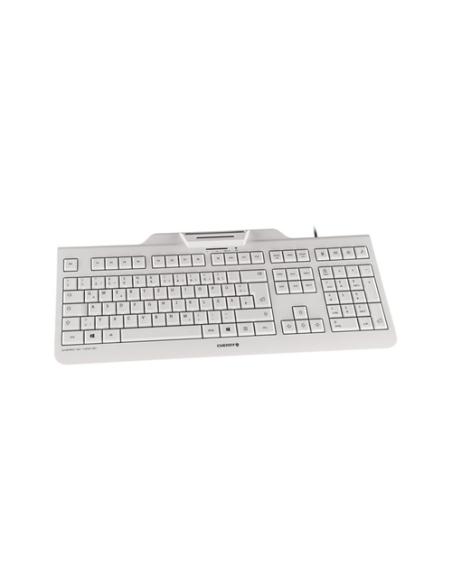 CHERRY KC 1000 SC teclado Universal USB QWERTY Español Gris
