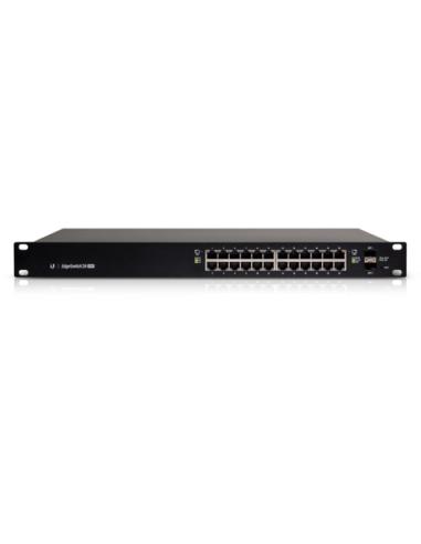 Ubiquiti EdgeSwitch 24 250W Gestionado L2/L3 Gigabit Ethernet (10/100/1000) Energía sobre Ethernet (PoE) 1U Negro
