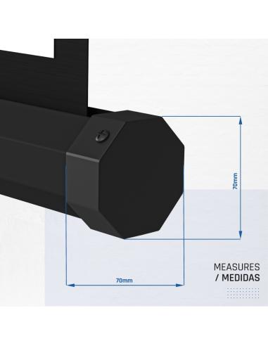 iggual Pantalla Mural 180x180cm con Trípode