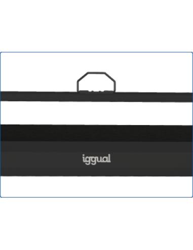 iggual Pantalla Mural 180x180cm con Trípode