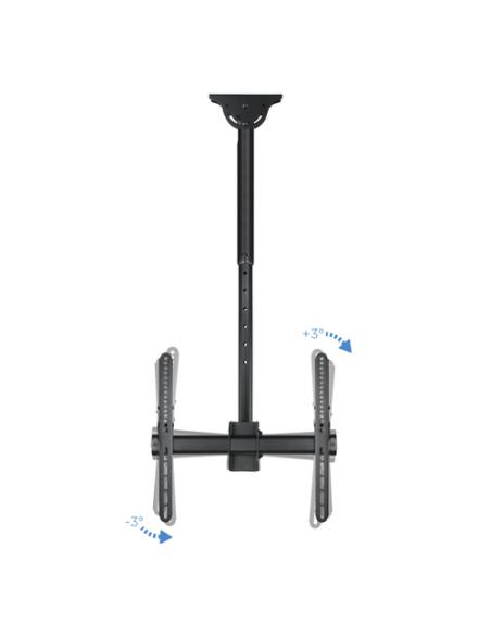 TooQ LPCE1155TSLI-B soporte para pantalla de señalización 139,7 cm (55") Negro