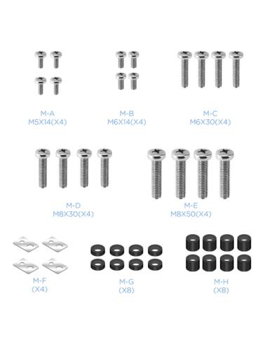 TooQ LPCE1155TSLI-B soporte para pantalla de señalización 139,7 cm (55") Negro