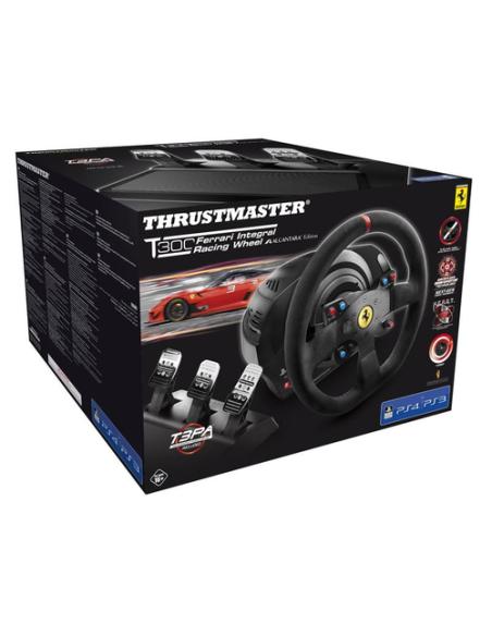 Thrustmaster T300 Ferrari Integral Racing Wheel Alcantara Edition Negro Volante + Pedales Analógico/Digital PC, PlayStation 4, P