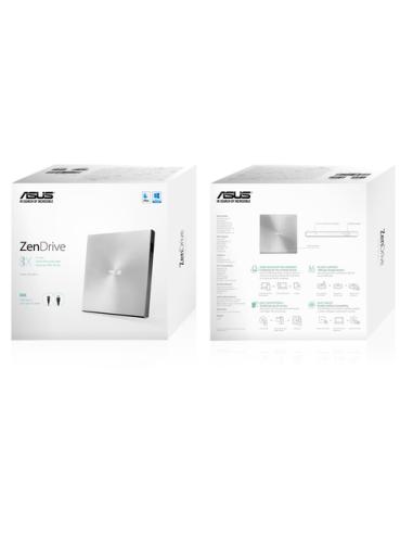 ASUS ZenDrive U9M unidad de disco óptico DVD±RW Plata