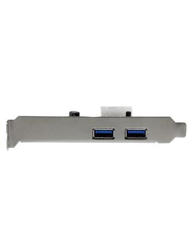 StarTech.com Adaptador Tarjeta Controladora PCI Express PCI-E 2 Puertos USB 3.0 con Alimentación Molex y UASP