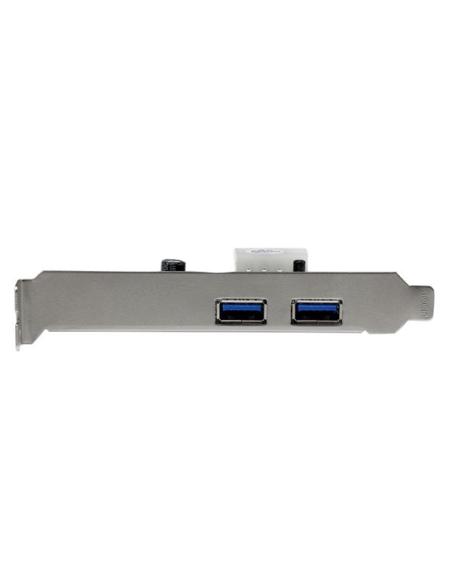 StarTech.com Adaptador Tarjeta Controladora PCI Express PCI-E 2 Puertos USB 3.0 con Alimentación Molex y UASP