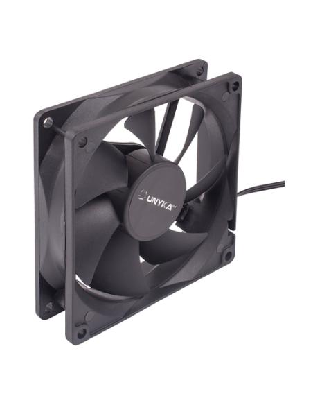 UNYKAch 90 mm Carcasa del ordenador Ventilador 9 cm Negro