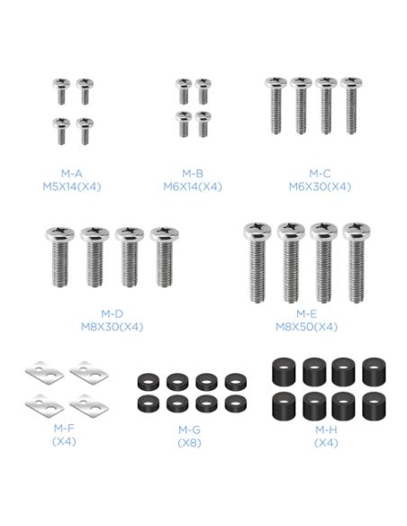 TooQ Soporte de Pared Inclinable para Monitor / TV LCD, Plasma de 60-100, Negro