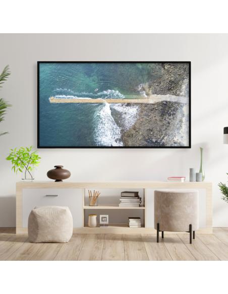 TooQ Soporte Giratorio e Inclinable para Monitor / TV LCD, Plasma de 23”- 55”, con Dos Pivotes, Negro