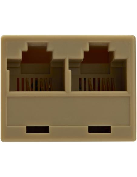 StarTech.com Cable Adaptador Divisor Splitter RJ45 2 a 1 - Hembra a Macho - Divisor Splitter para Cable de Red Ethernet RJ45