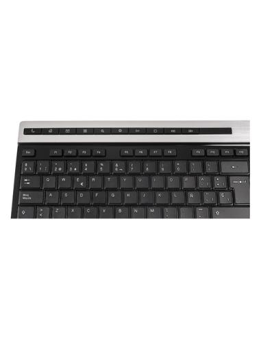 UNYKAch A 2930 teclado Hogar USB QWERTY Negro, Plata