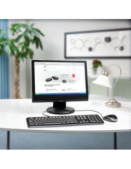 Logitech Keyboard K120 for Business teclado Universal USB AZERTY Francés Negro