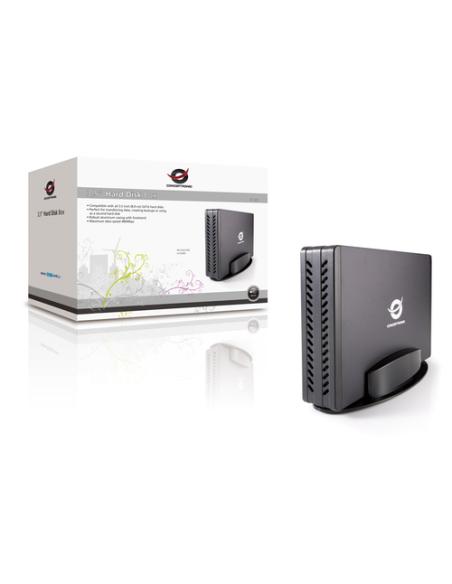 Conceptronic CHD3SU caja para disco duro externo Caja de disco duro (HDD) Negro 3.5"