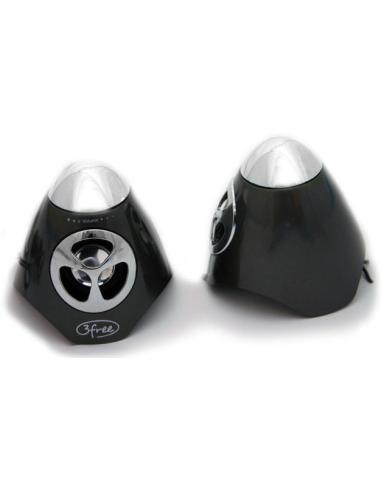 3free 3F-SPK100W altavoz Negro Alámbrico 4 W