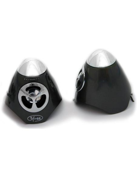 3free 3F-SPK100W altavoz Negro Alámbrico 4 W