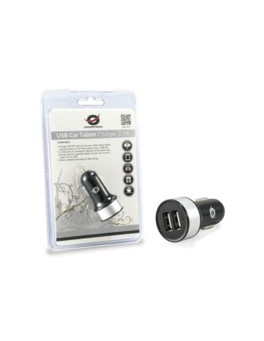 Conceptronic CUSBCAR2A cargador de dispositivo móvil Tableta Plata Encendedor de cigarrillos Auto