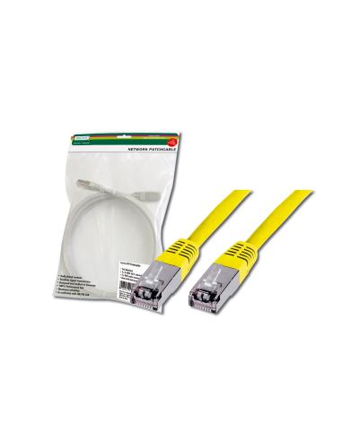 Digitus DK-1521-010/Y cable de red Amarillo 1 m Cat5e F/UTP (FTP)