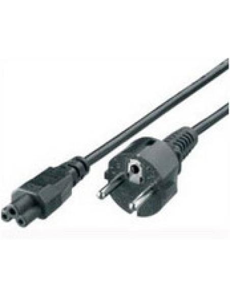 Equip 112150 Negro 1,8 m C5 acoplador CEE7/4