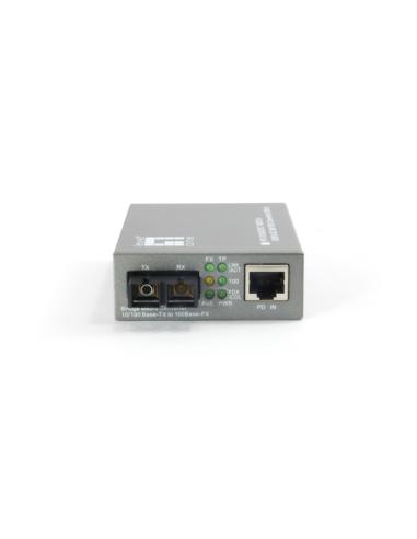 LevelOne Convertidor SC SMF 10/100BASE-TX a 100BASE-FX PoE PD